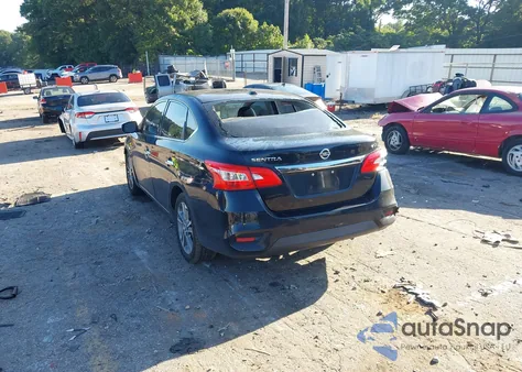 2017 Nissan Sentra S/Sl/Sr/Sv из США, поврежденный, VIN 3N1AB7AP5HL637227